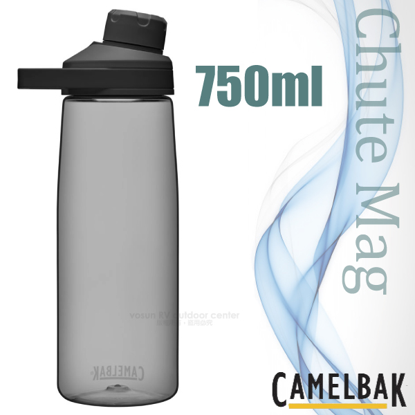 【CAMELBAK】Chute Mag 户外运动水瓶RENEW 750ml.运动水壶/CB2470001075 炭黑✿30E010